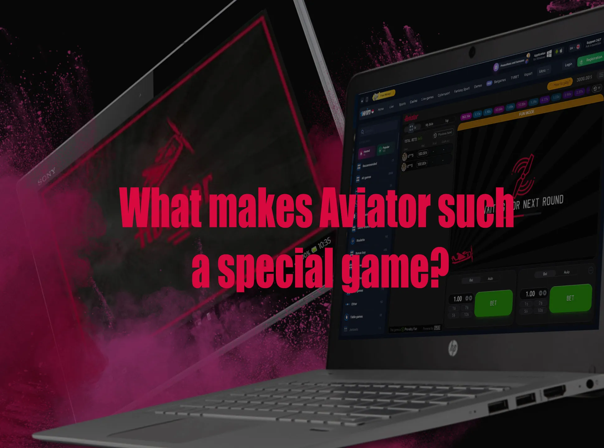 The Aviator is an outstanding betting game that makes fun and big winnings.