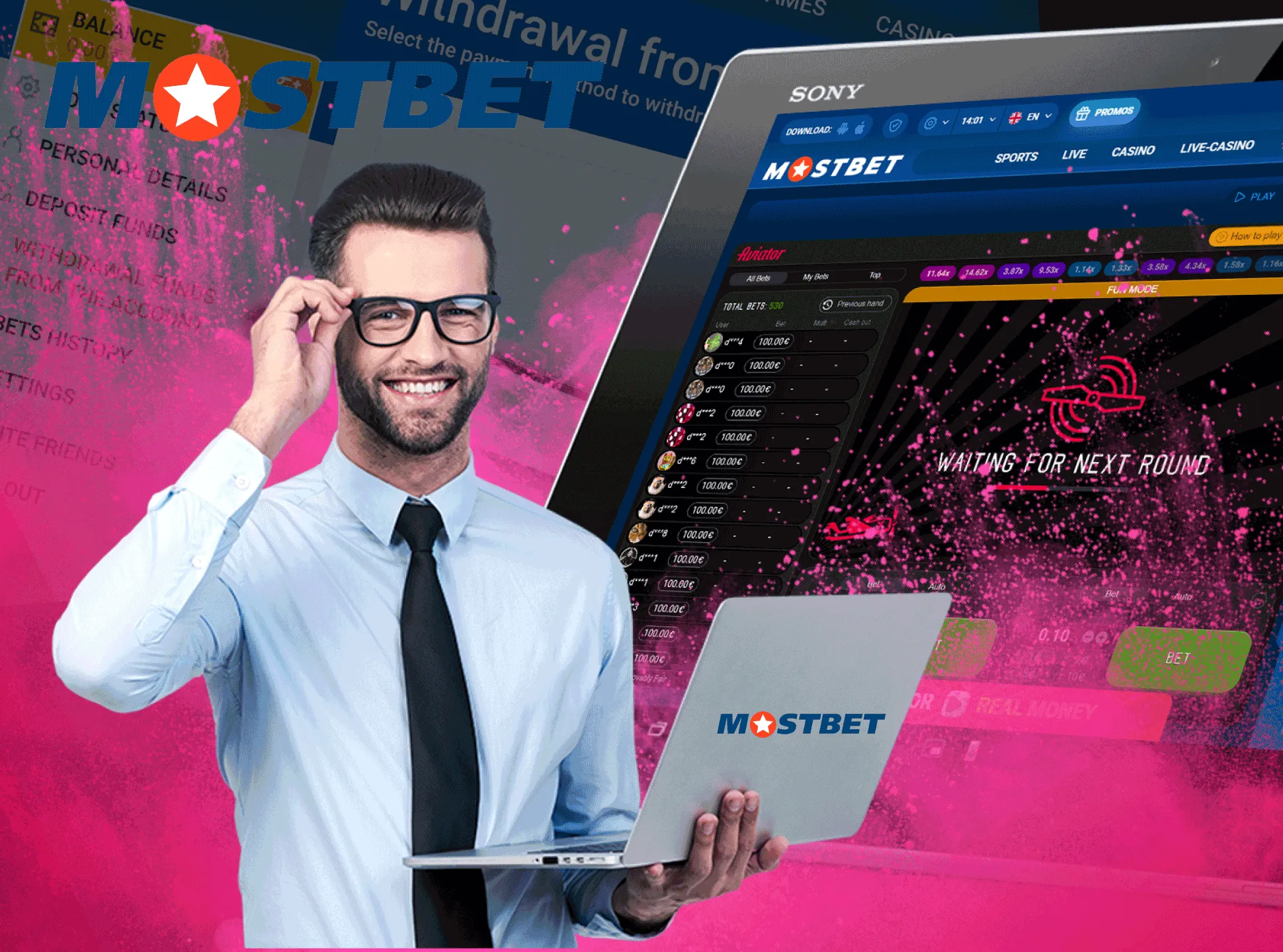 Mostbet offers great opportunities to play Aviator with profit.