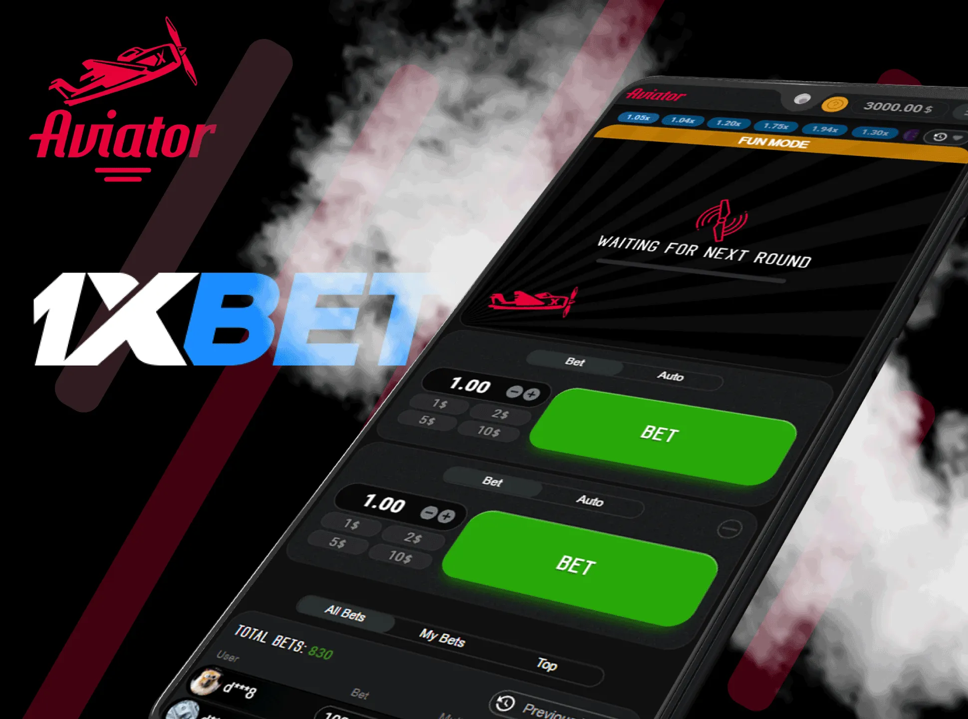 1xbet is one of the oldest online casinos with the Aviator game.