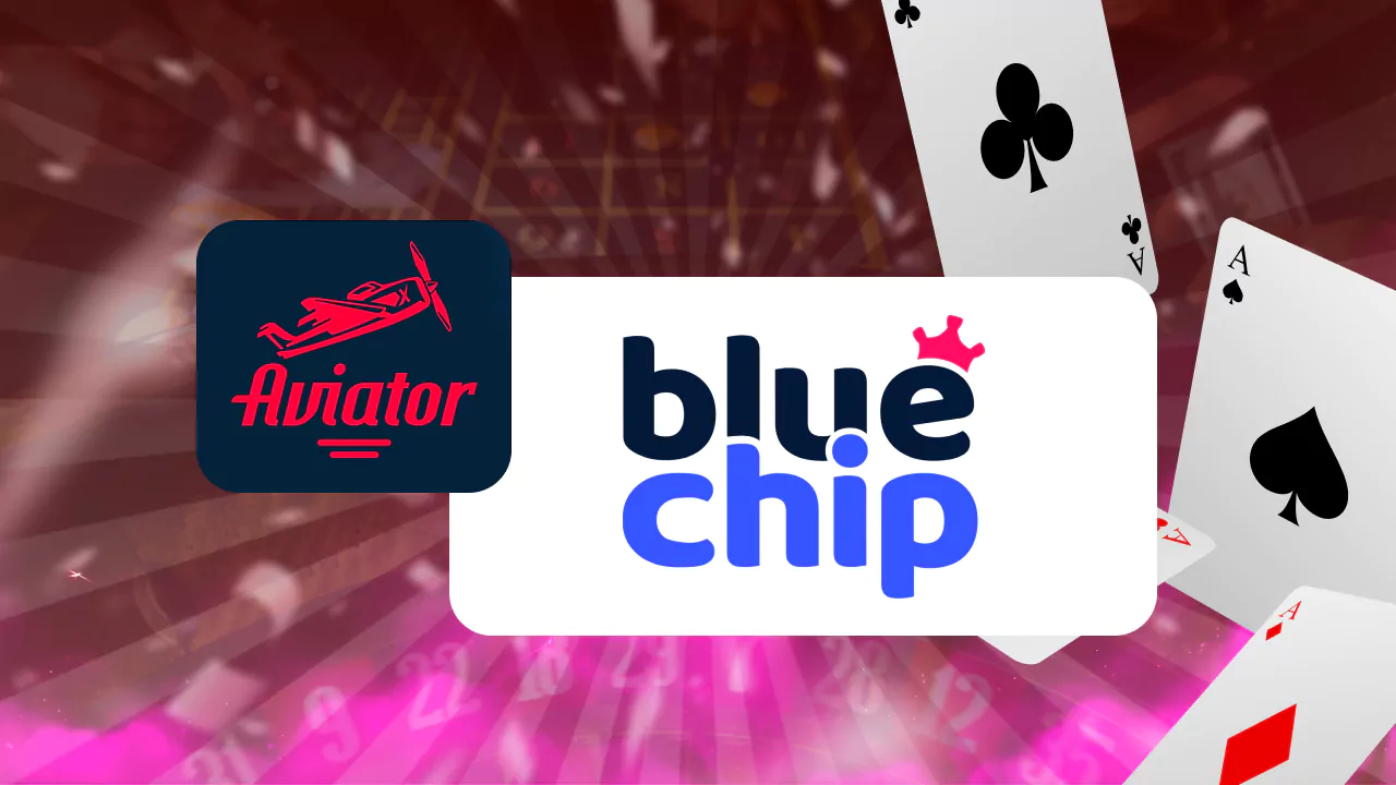 Play the Aviator online on the Bluechip website.
