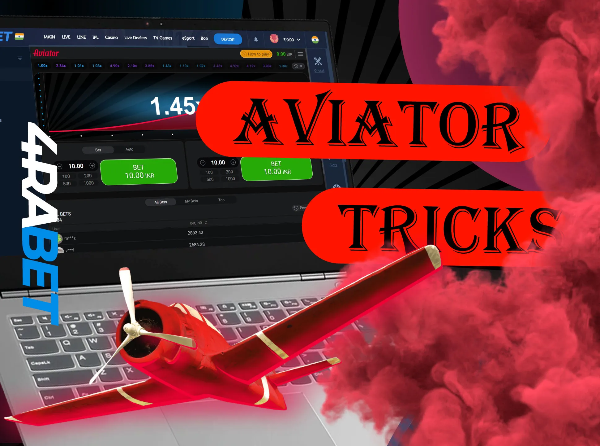 These are some tricks to play Aviator with profit.