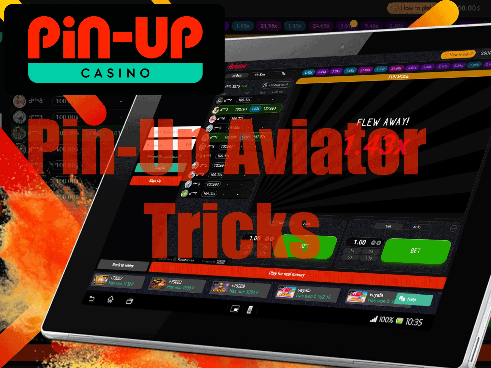 Use our tricks and win more and easier in the Aviator game.