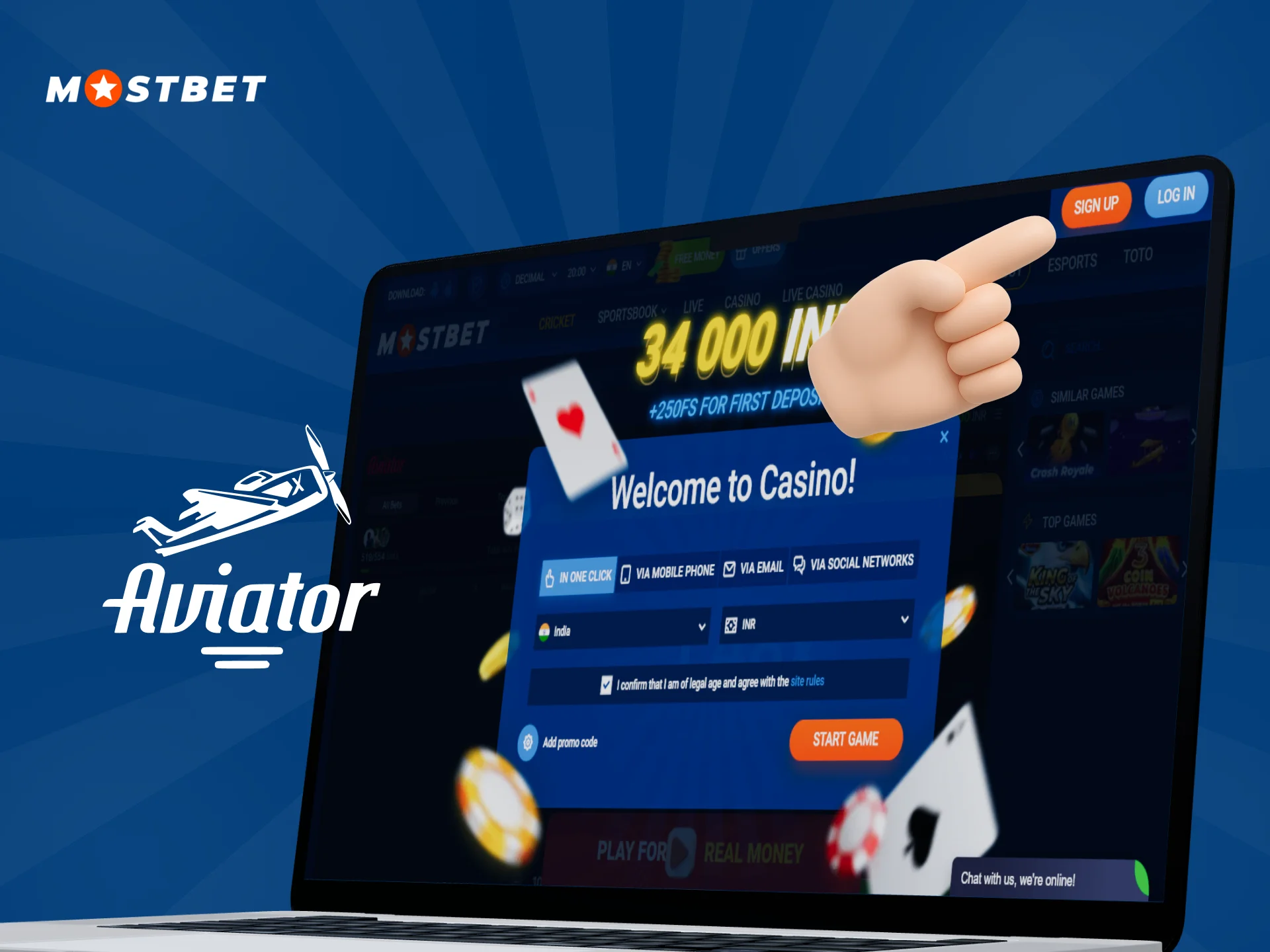 How to Register on Mostbet.