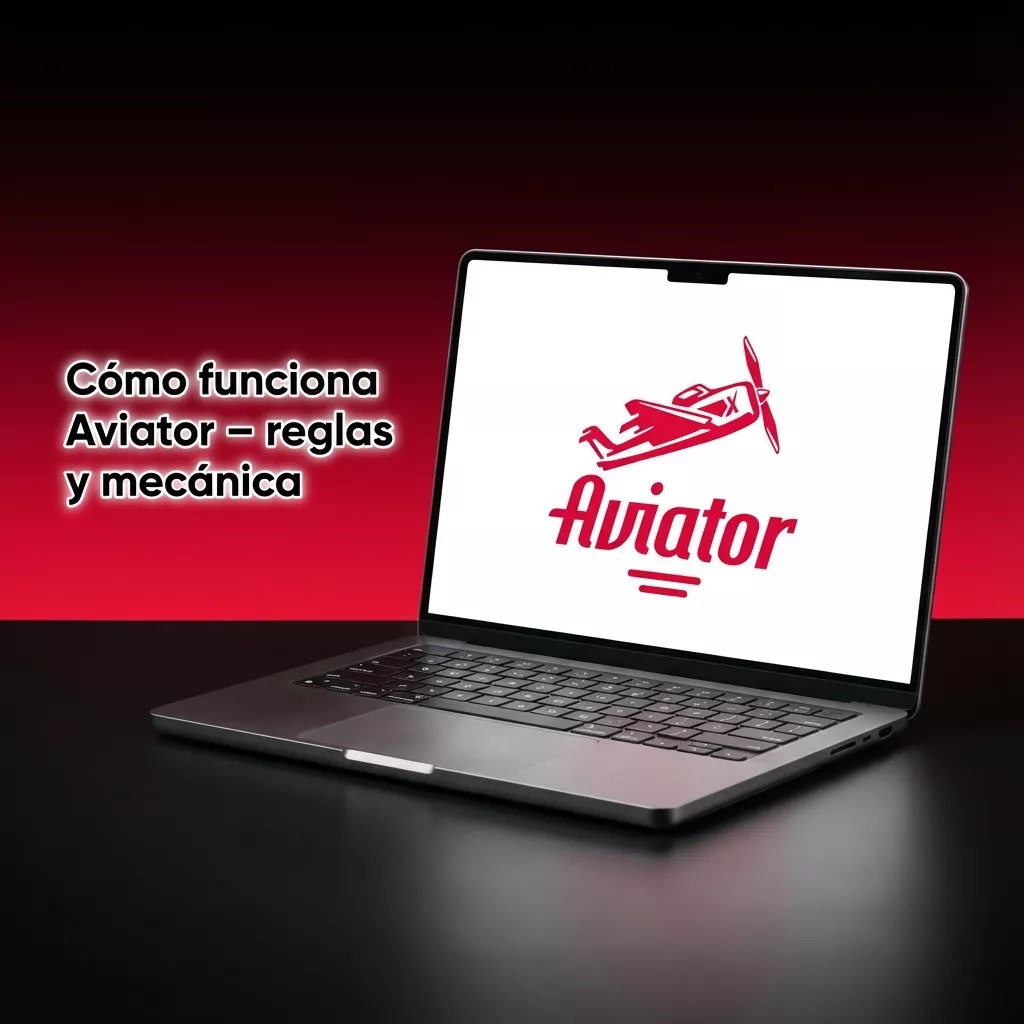 Infografía del juego Aviator mostrando avión despegando, multiplicador creciente y botón de cobro en pantalla