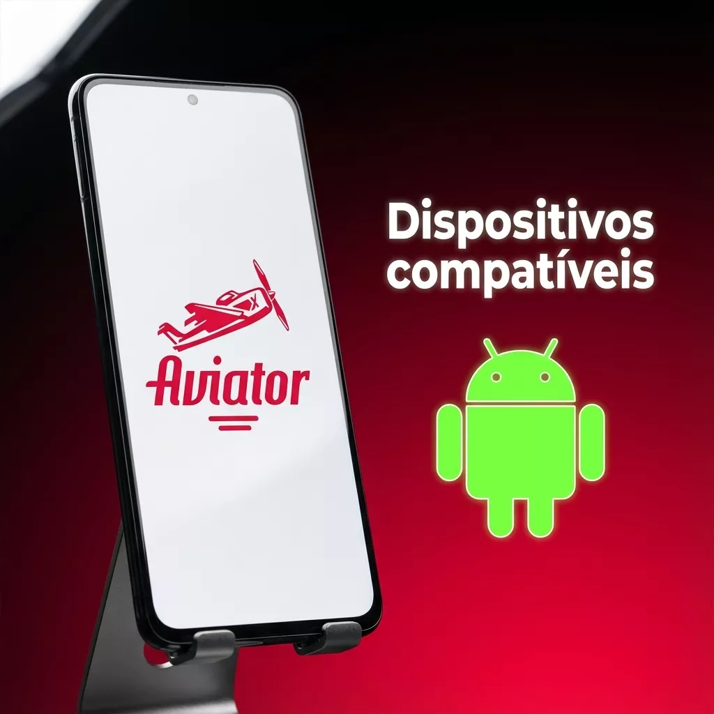 Tabela de smartphones Android 2020–2024 compatíveis com Aviator, listando modelos básicos, intermediários e topo de linha.