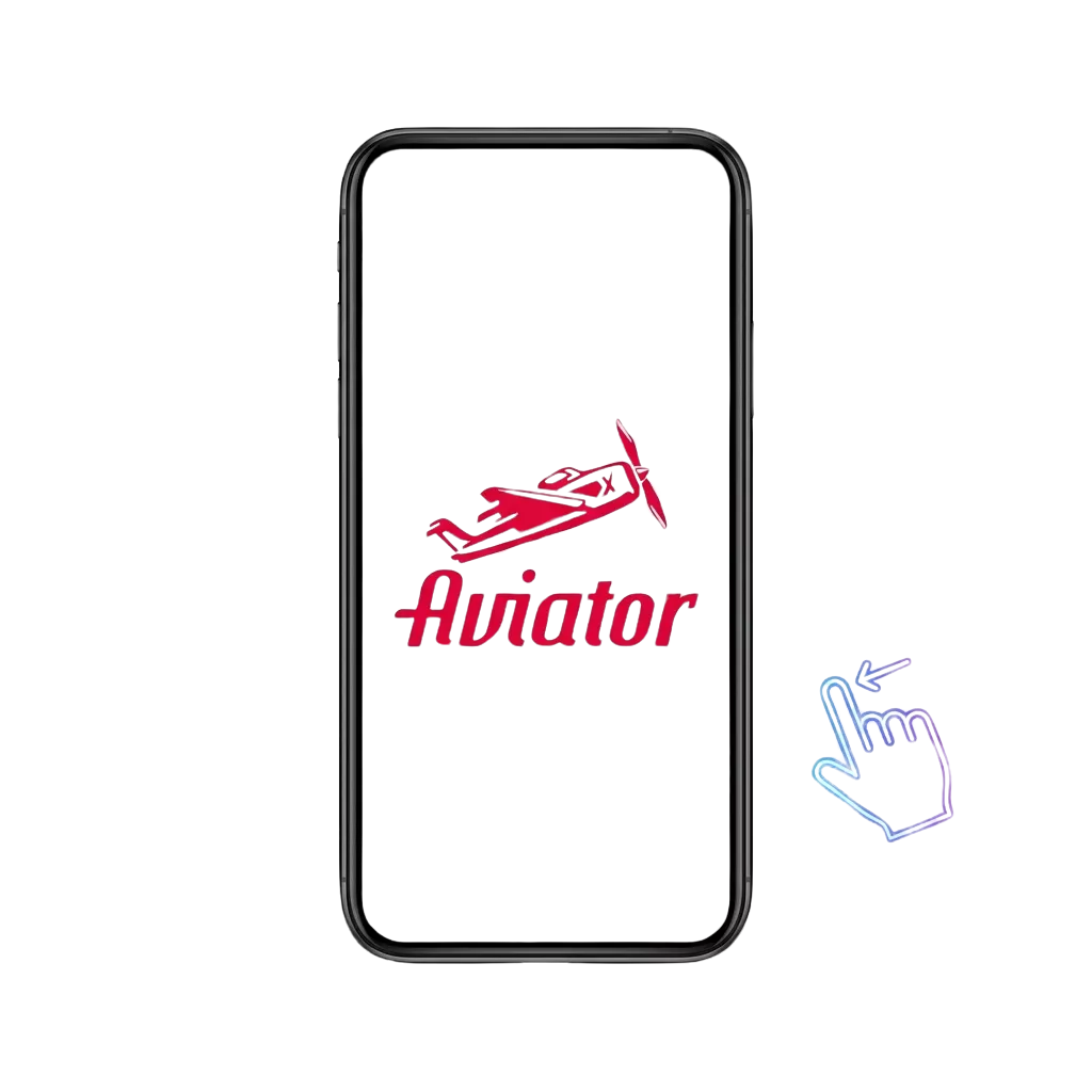 Smartphone screen showing Aviator game app interface with rising plane, multiplier, and download prompt for 2025 version