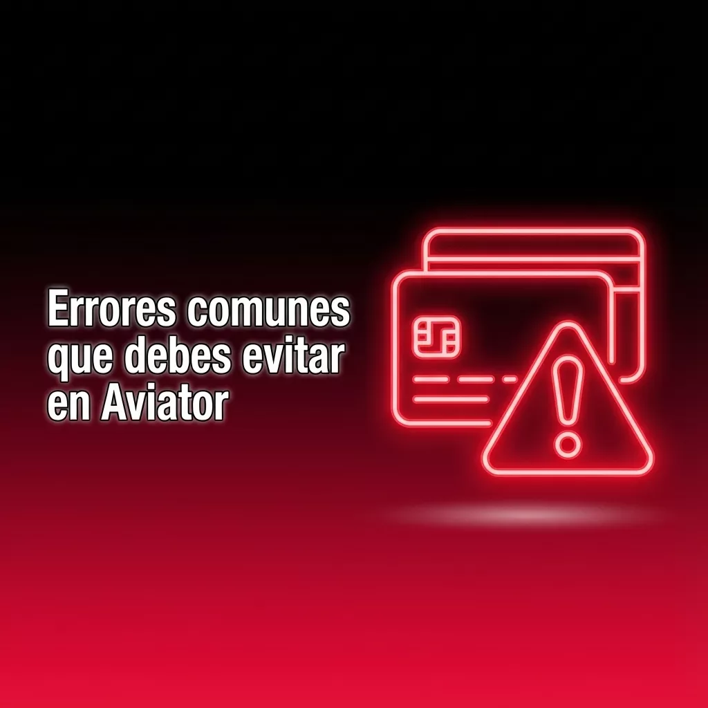 Ilustración de Aviator con lista de errores comunes y consejos de juego responsable en español
