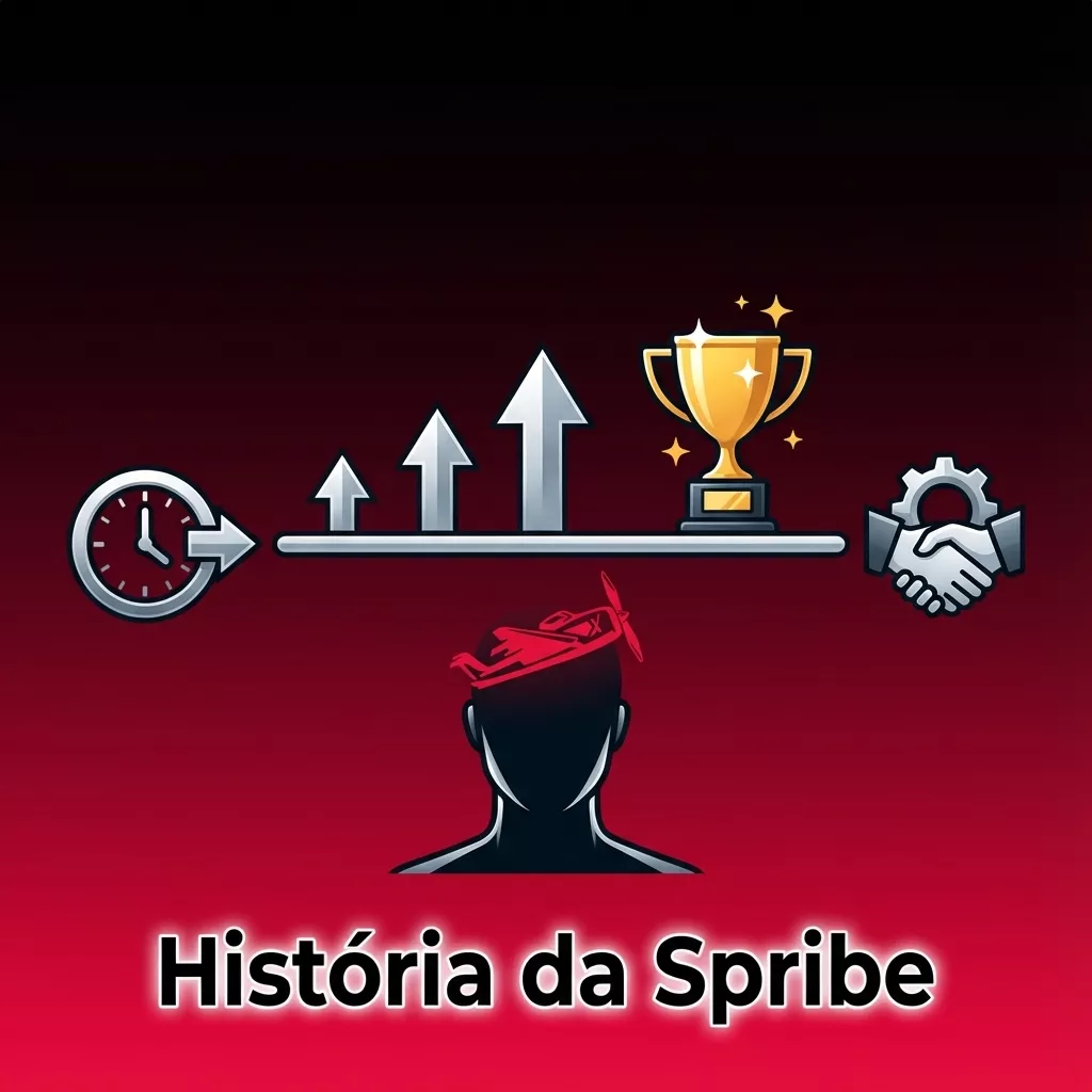 Linha do tempo da Spribe destacando o lançamento em 2018 e o sucesso global do jogo Aviator