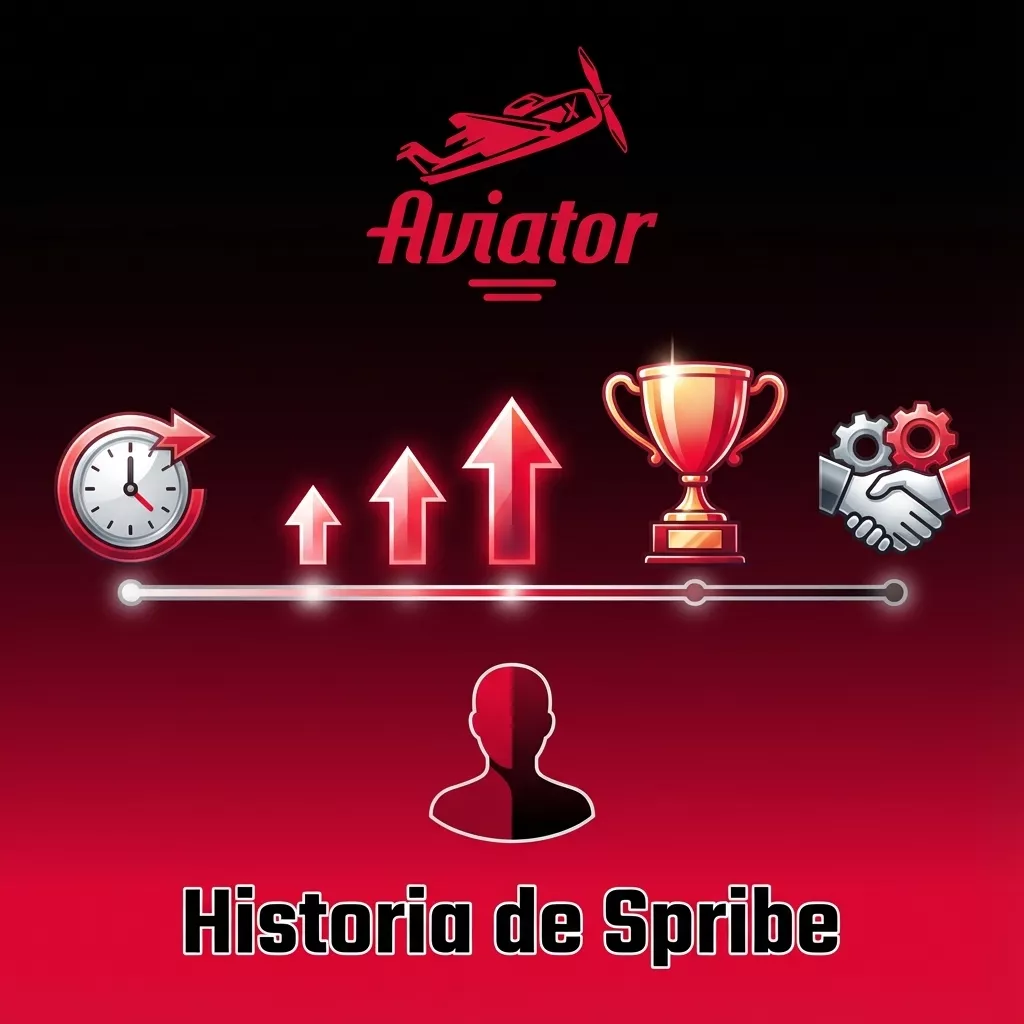 Línea de tiempo visual de la historia de Spribe y el éxito de su juego crash Aviator en casinos online europeos y latinoamericanos