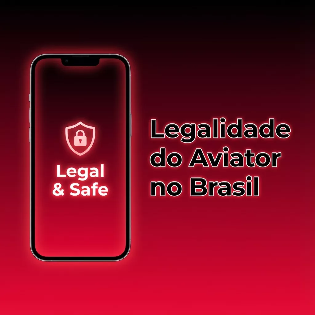 Ilustração de site de cassino online mostrando o jogo Aviator e selos de licença internacional e segurança para jogadores brasileiros