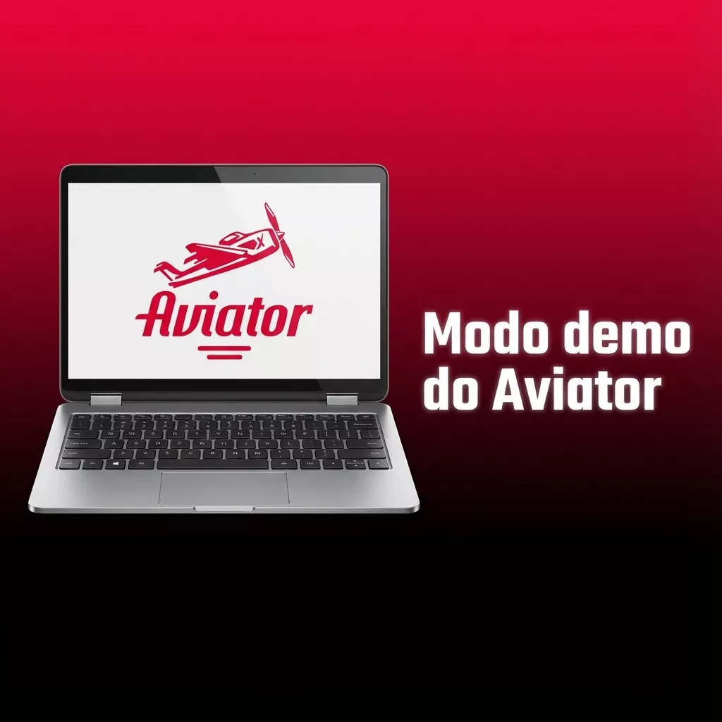 Tela do modo demo do jogo Aviator mostrando avião, gráfico de multiplicador e saldo virtual em cassino online