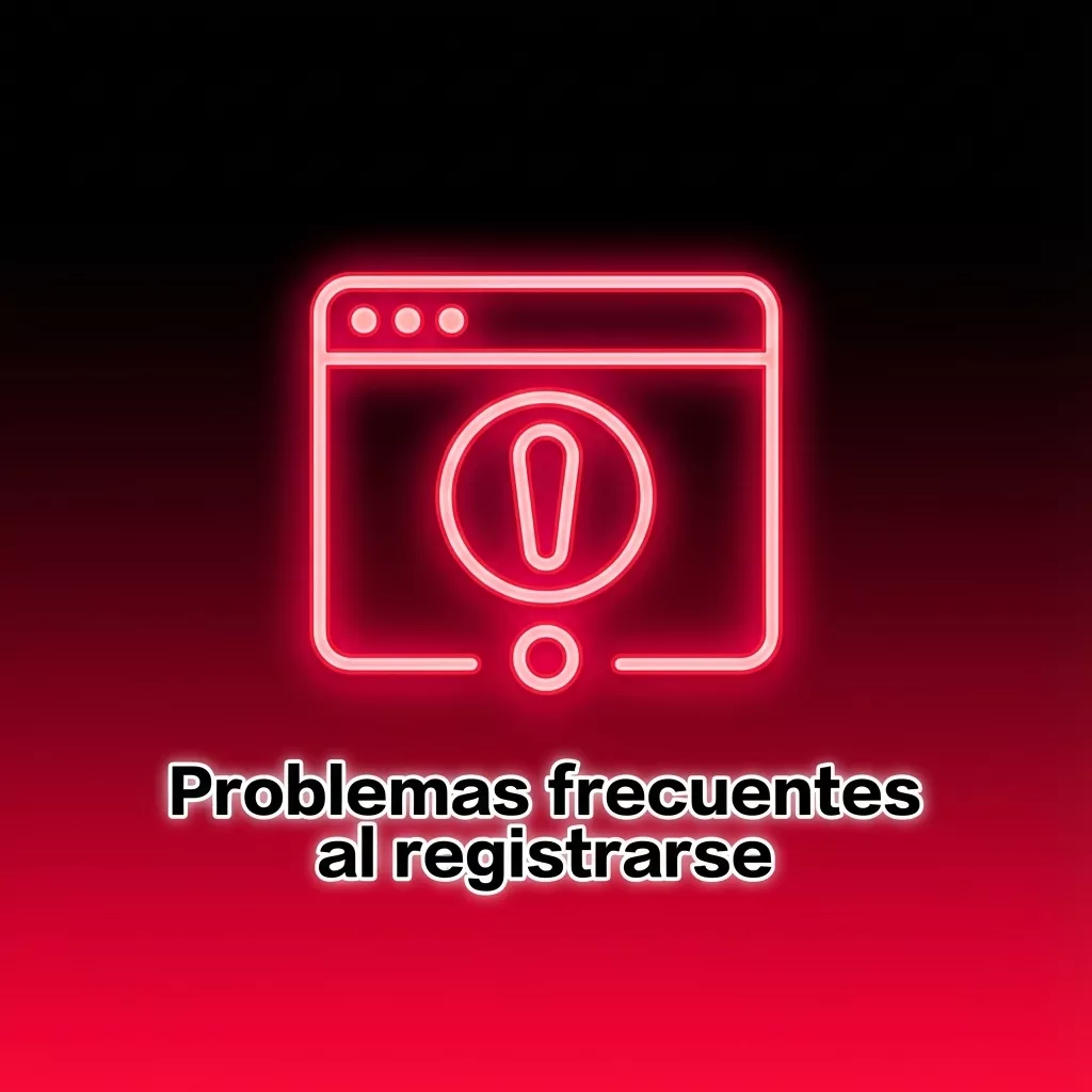 Ilustración de persona frente a pantalla con mensajes de error y advertencias durante registro online en Aviator