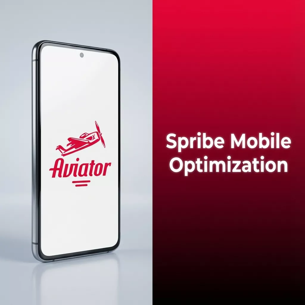 Illustration of Spribe Aviator on a smartphone, showing vertical layout, clear controls, and mobile-optimized interface