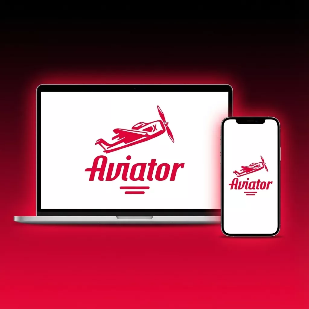 Icons for Android, iOS, Windows and macOS around an Aviator game screen, showing cross‑platform support