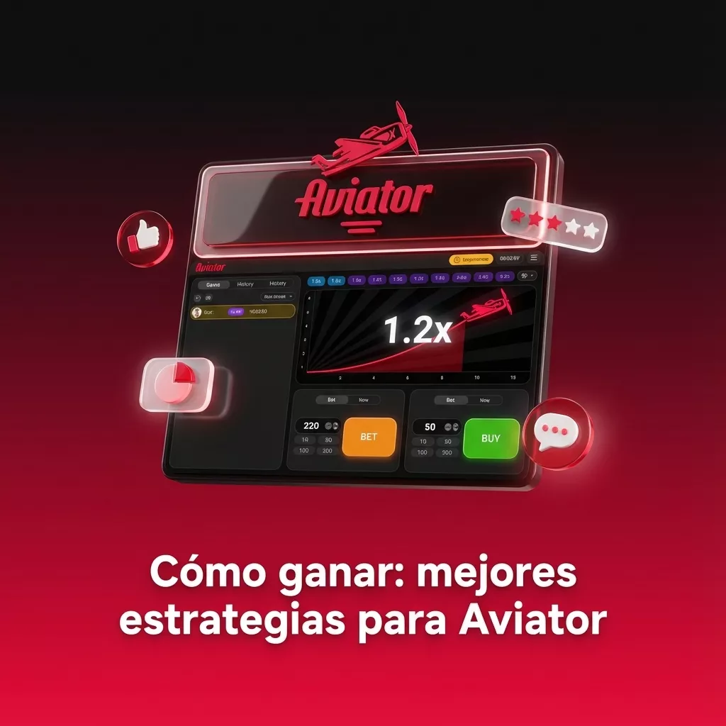 Ilustración de la tragamonedas Aviator con consejos de apuestas seguras, cashout temprano y gestión de riesgo en español