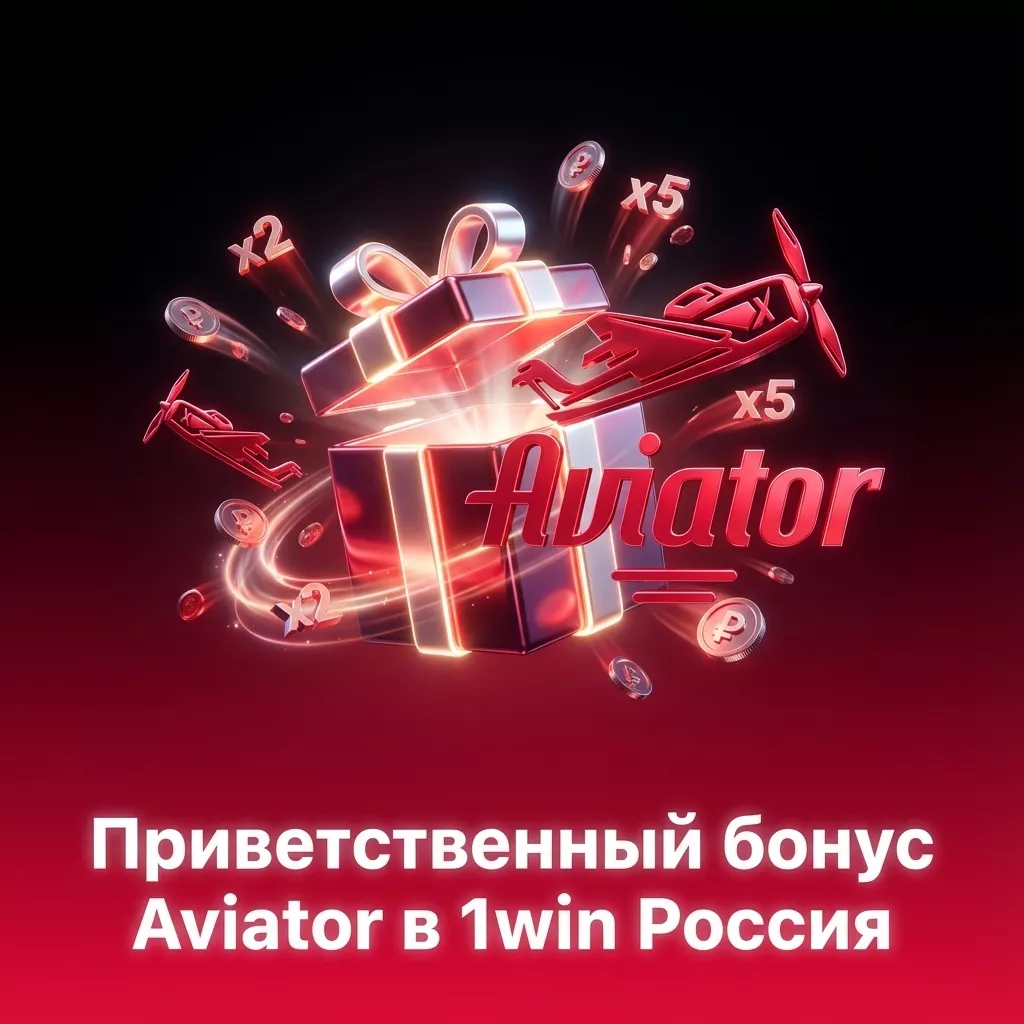 Бонус до 500% на первый депозит в Aviator 1win Россия, список шагов получения приветственного бонуса