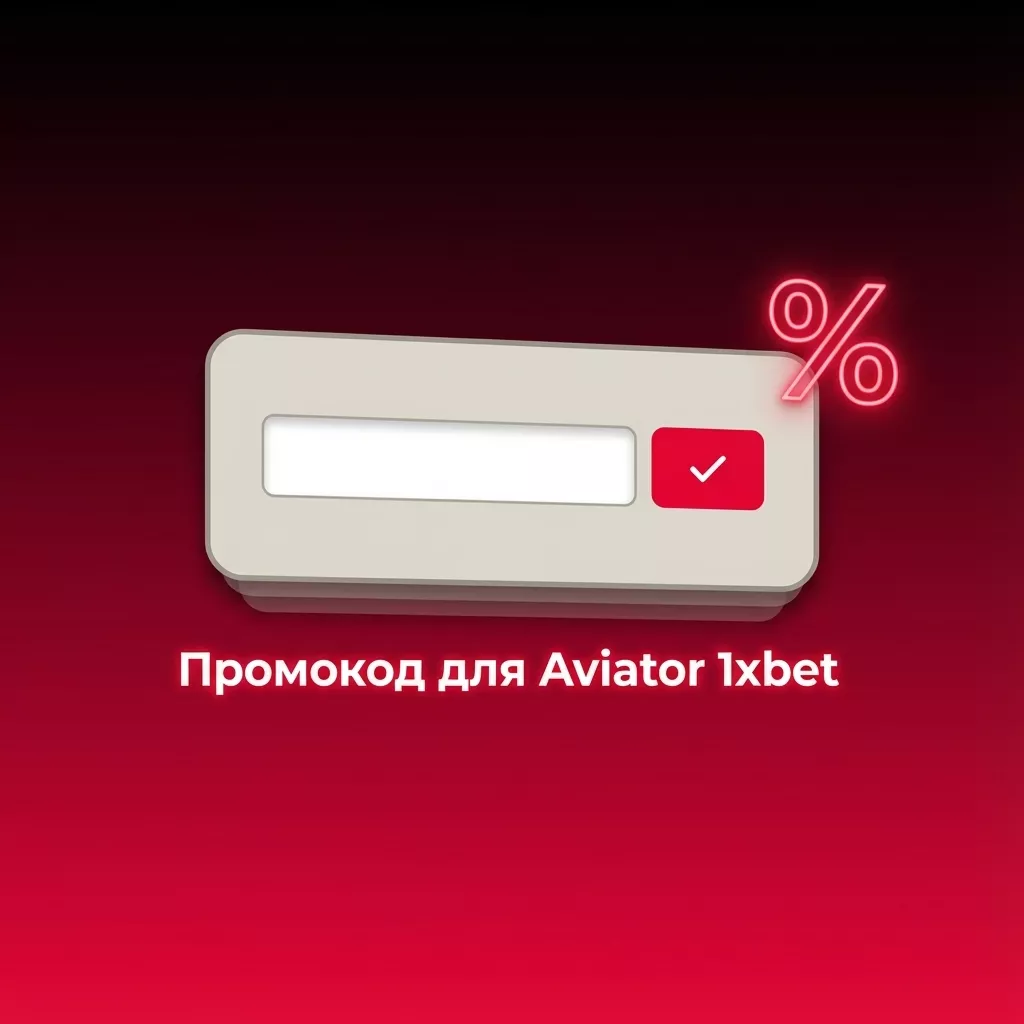 Баннер 1xbet Aviator с текстом о промокоде AVIATOR150 для увеличенного бонуса при регистрации и пополнении баланса