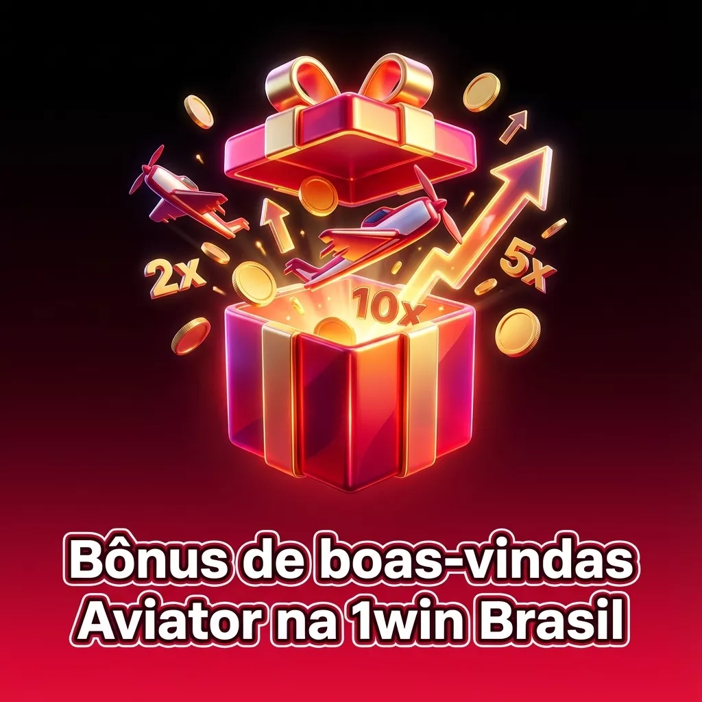 Banner do bônus de boas‑vindas Aviator na 1win Brasil, destacando até 500% no primeiro depósito para novos jogadores
