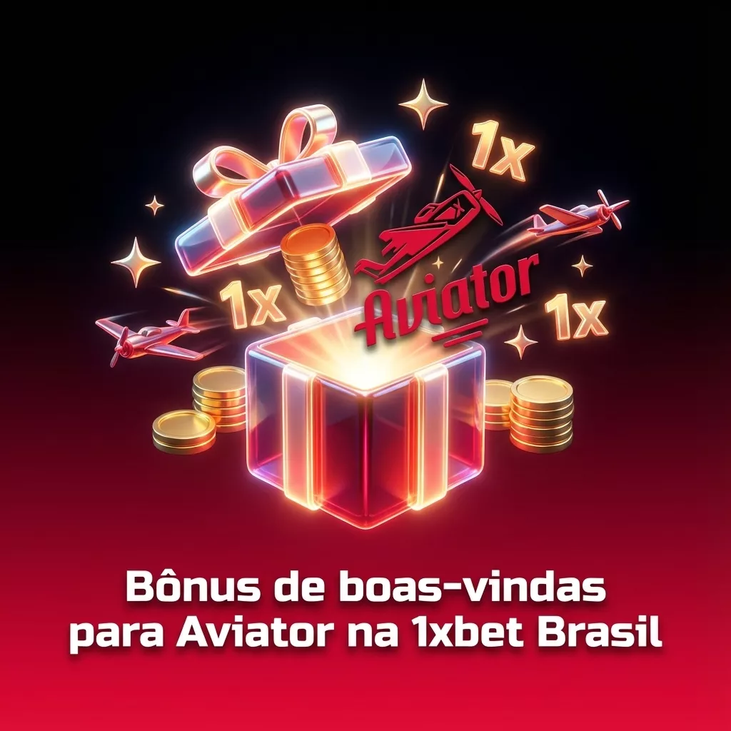 Banner da 1xBet Brasil destacando bônus de boas-vindas de 200% para novos jogadores, válido também no jogo Aviator.