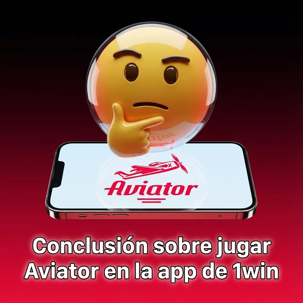 Pantalla de la app 1win mostrando el juego Aviator y texto destacando su experiencia móvil sólida y fiable en España