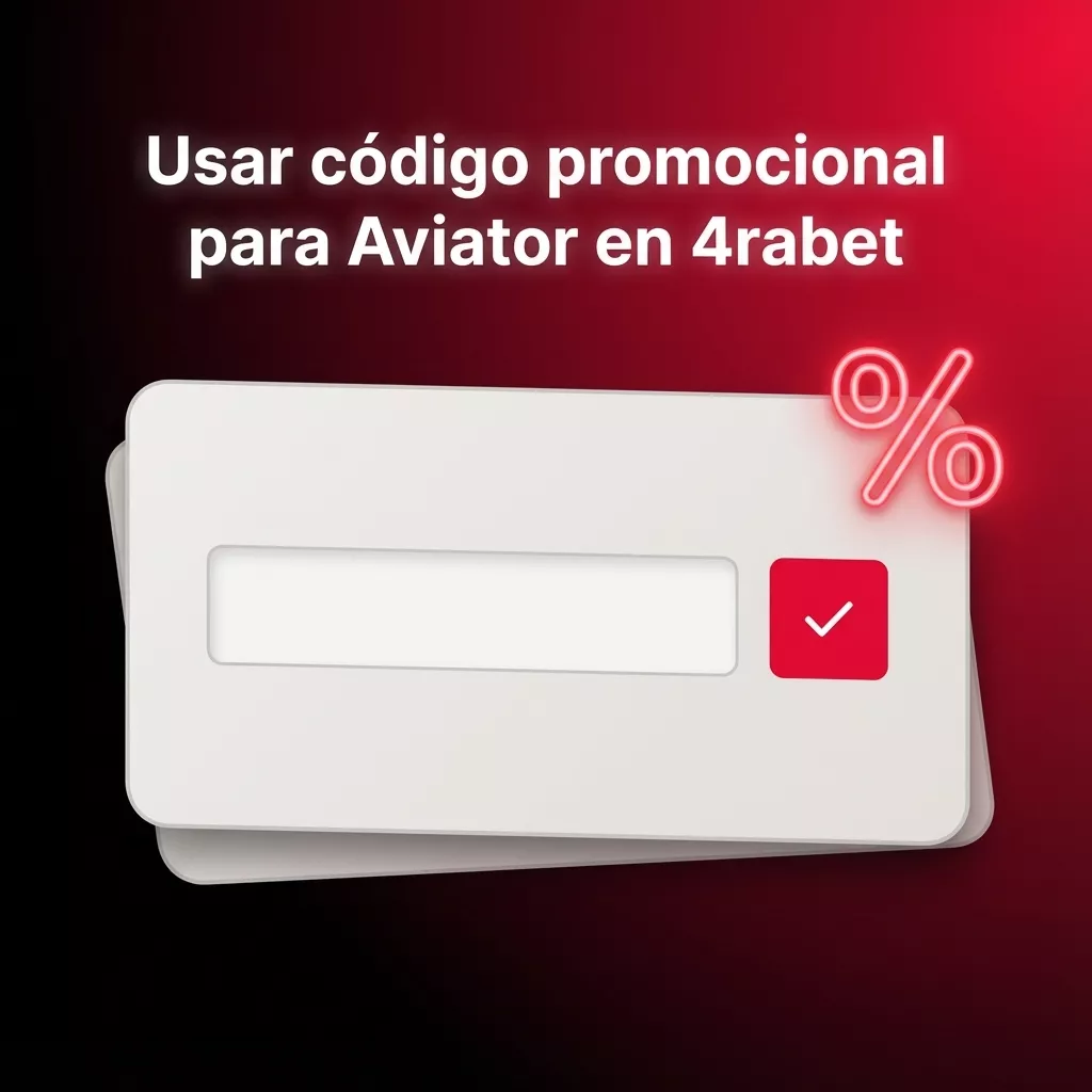 Ilustración de la página de 4rabet mostrando campo para ingresar código promocional “AVIATORES” al registrarse en Aviator