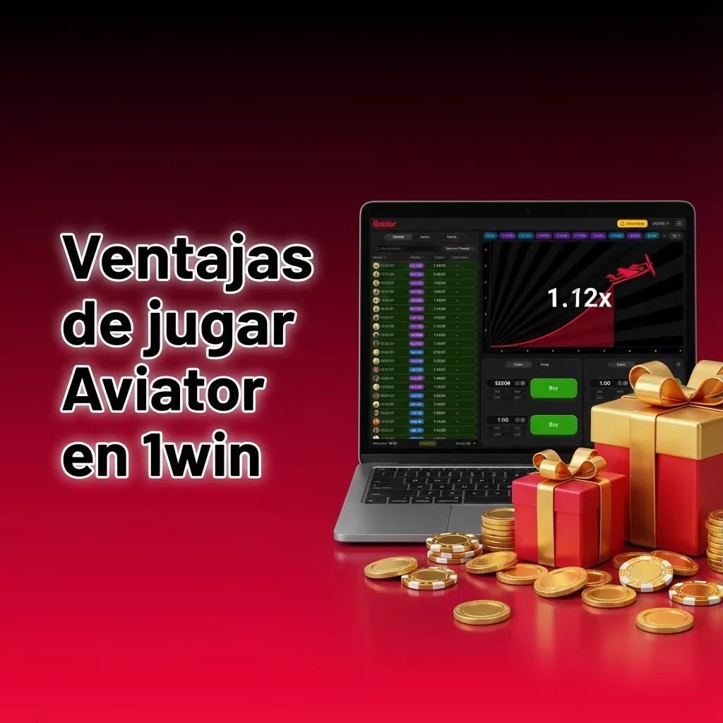 Infografía en español sobre ventajas de jugar Aviator en 1win: estadísticas en vivo, chat, cashout rápido y apuestas dobles