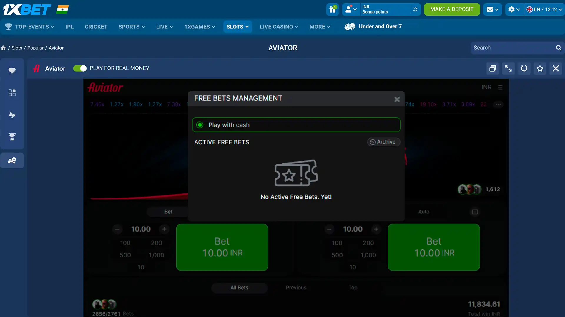 Claim Aviator free bets online today.