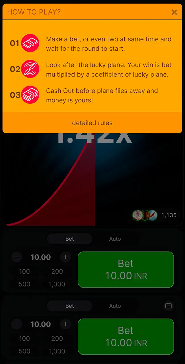 Learn how to play Rajabets Aviator.